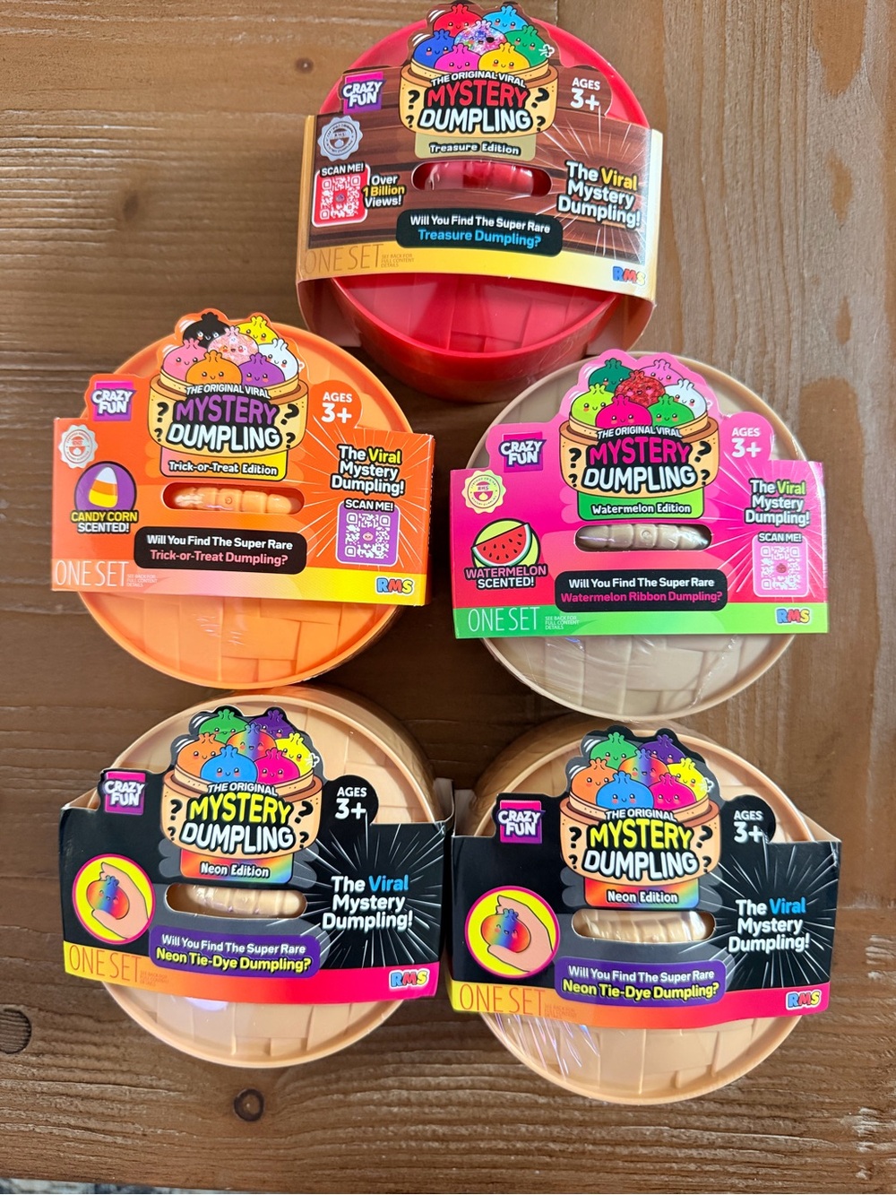 Lot of 5 RMS Mystery Dumplings New Sealed